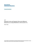 Diagnostic label and diagnostic description effects of depression on college students for a nonviolent crime